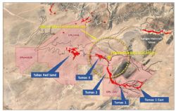 Tumas Project showing PFS area
