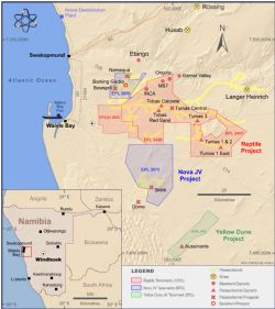 Figure 1: Location of the Nova JV