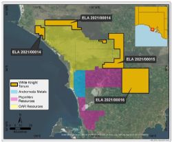 Figure 5: White Knight Project tenements