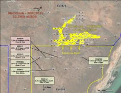 Figure 2. EL6350 historic drilling proximal to Plumbush