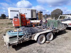 Figure 2: Exploration team with equipment arriving at the Enmore Gold Project site