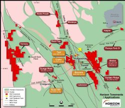 Figure 1: Kalgoorlie project area locations and surrounding infrastructure