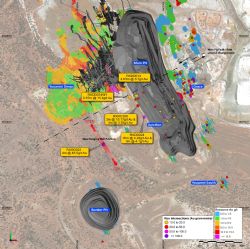 Figure 1. Plan view of Youanmi Mine Area