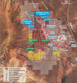 Figure 1: Torian Resources project locations