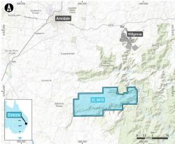 Figure 1 - Location of the Enmore Gold Project