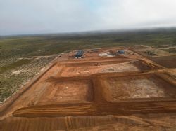 Figure 1: Kat Gap Processing Facility showing TSF progress.