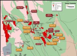 Figure 1: Kalgoorlie project area locations and surrounding infrastructure