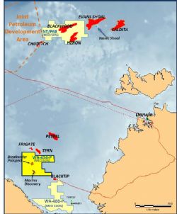 Figure 1. WA-454-P location map showing MEO permits in the region