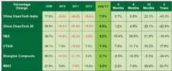 China CleanTech Performance Chart