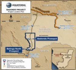 Badondo Prospect Location Map