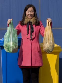 Cardia BioHybrid(TM) kitchen waste bags