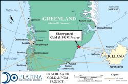 Figure 9: Location map showing Skaergaard Project