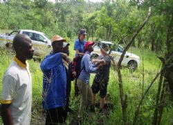 Figure 2. Images of the CES team collective samples at Nicanda Hill.