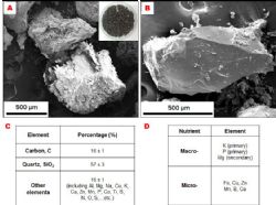 Figure 1. Photograph of the raw Sugarloaf graphite