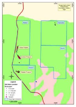 Figure 1 – Taruga Gold Limited – Kossa Project Concession Location, Niger