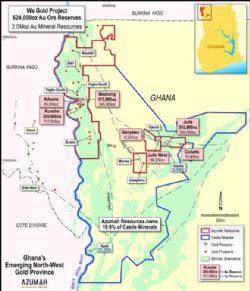 Wa Gold Project – Licences, Key Deposits and Prospects