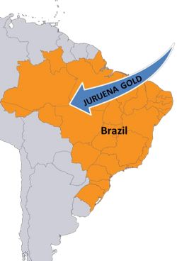 Crusader Resources Juruena Gold Project Location