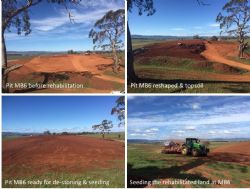 Stage 1 rehabilitation of mined-out areas proceeding as planned