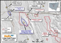Location of the Cobar Gold Project