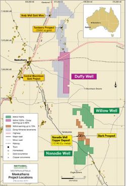 Location of Meekatharra Projects