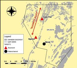 Tenement and Prospect location maps.