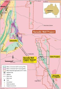 Nanadie Well JV Project tenement locations