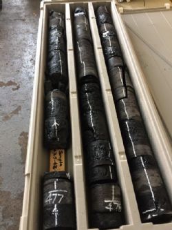 Nyanda-4 core showing coal at 476m