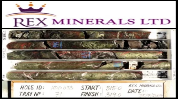 Rex Minerals Limited (ASX:RXM) Continuation Of High-Grade Copper Assays At Hillside Copper Project, South Australia