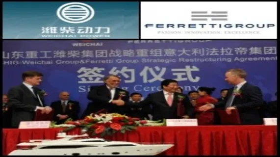 Asian Activities Report for January 11, 2012: Weichai Power (HKG:2338) Acquires 75% Controlling Interest in Italian Luxury Yacht Maker Ferretti Group