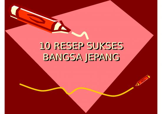 picture Power Point Motivasi - 10 Resep Sukses Bangsa Jepang