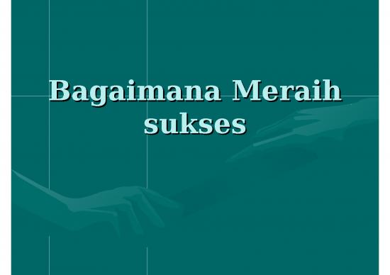 picture Power Point Motivasi - Bagaimana Meraih Sukses