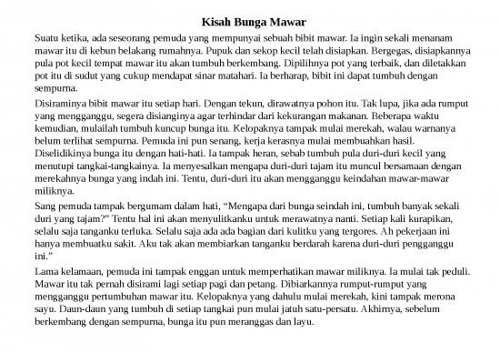 picture_Power Point Motivasi - Kisah Bunga Mawar
