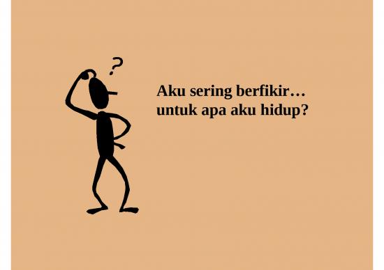 picture Power Point Motivasi - Renungan Hidup