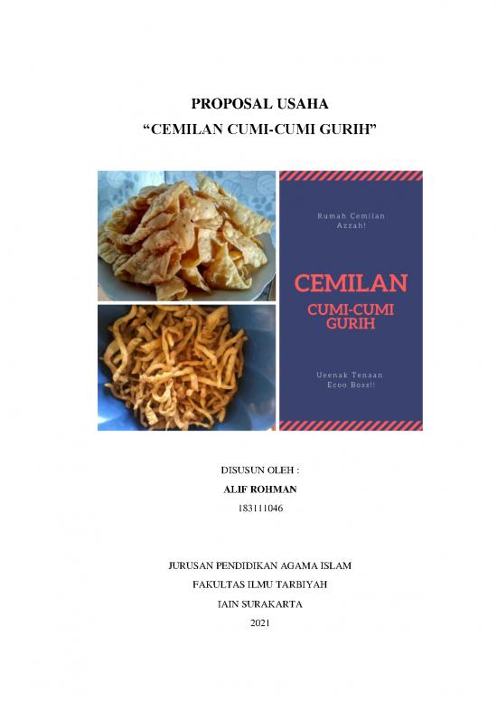 picture Presentasi Usaha 170 | Proposal Usaha Cemilan Cumi Cumi