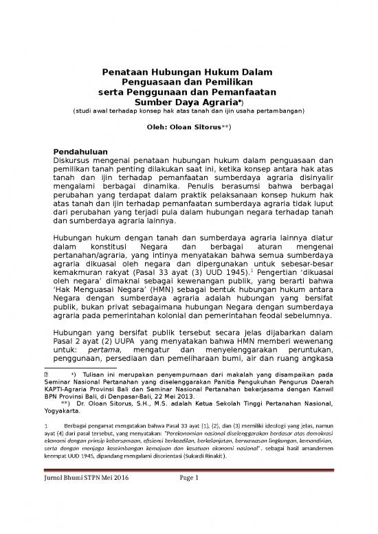 picture Presentasi Usaha 179 | Penataan Hubungan Hukum Terhadap Sumberdaya Agraria