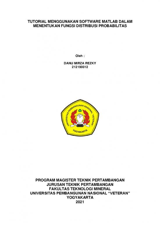 picture1_Tutorial Pdf 189 | Tutorial Menggunakan Software Matlab Menentukan Fungsi Distribusi Probabilitas