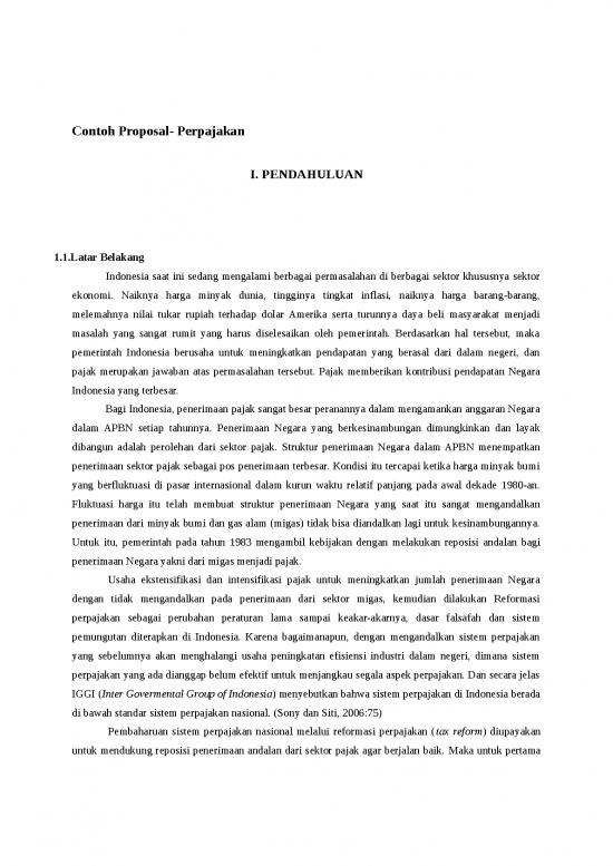 picture Contoh Proposal Perpajakan
