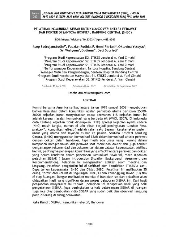 picture1_Komunikasi Pdf 260 | Pelatihan Komunikasi Sisbar Untuk Handover Antara Perawat Dan Dokter