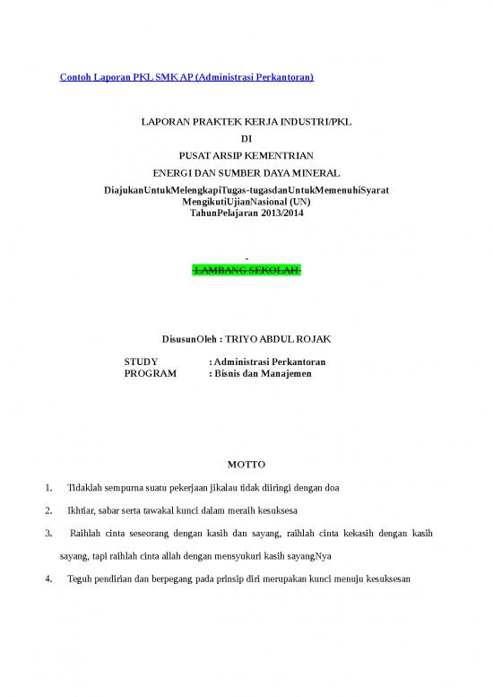 picture Laporan Doc 314 | Contoh Laporan Pkl Smk Administrasi Perkantoran