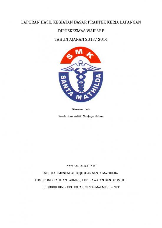 picture Laporan Doc 336 | Laporan Pkl Di Puskesmas