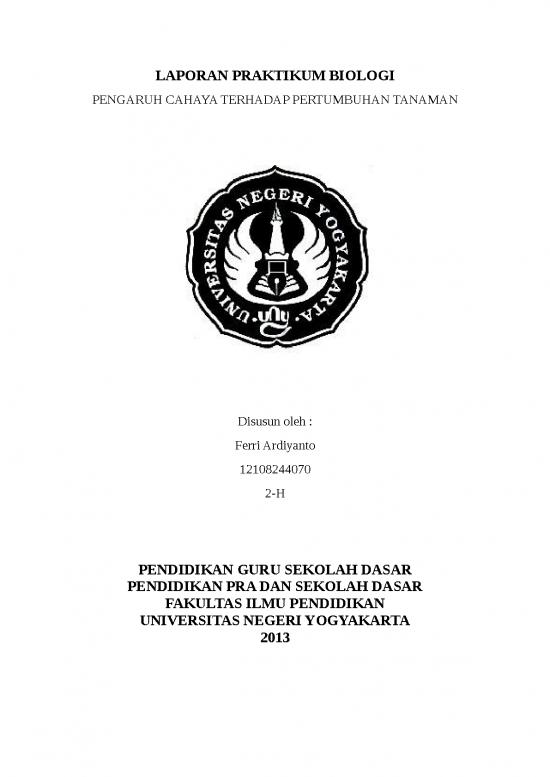 picture Laporan Doc 404 | Laporan Praktikum Biologi Cahaya Terhadap Pertumbuhan Tanaman