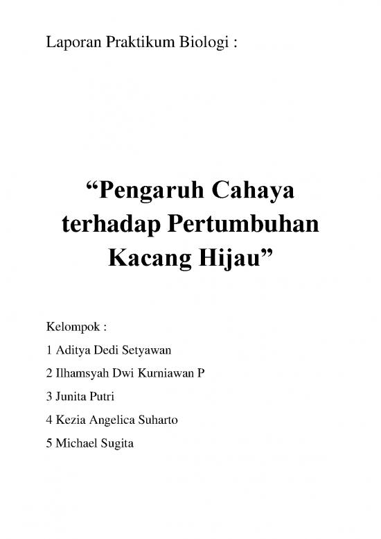 picture Laporan Pdf 415 | Laporan Praktikum Biologi Pertumbuhan Kacang Hijau
