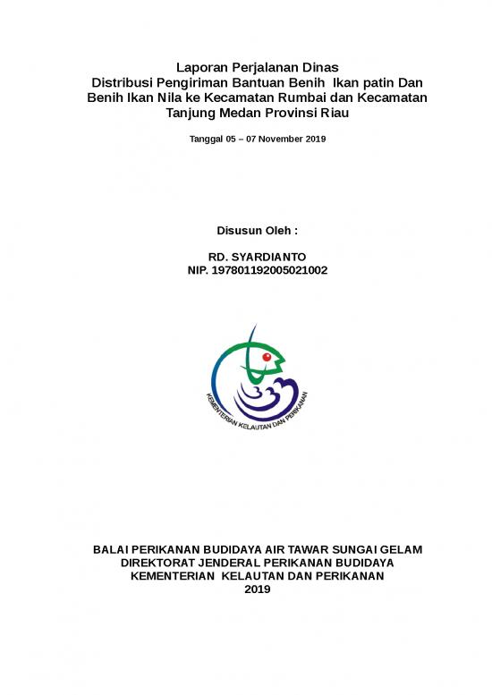 picture Laporan Doc 438 | Laporan Perjalanan Dinas Distribusi Pengiriman Bantuan Benih