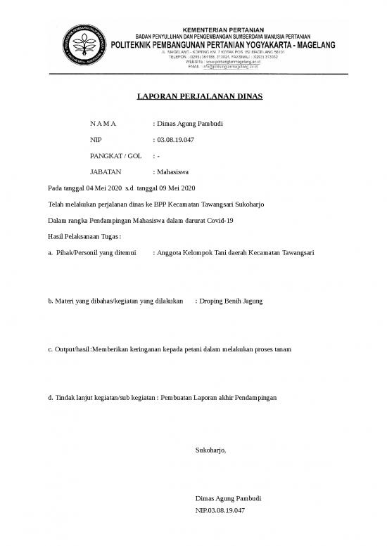 picture Laporan Doc 440 | Laporan Perjalanan Dinas Ke Bpp Kecamatan