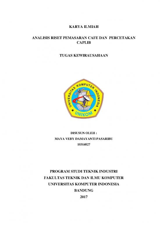 picture_Presentasi Usaha 464 | Analisis Riset Pemasaran Cafe Dan Percetakan