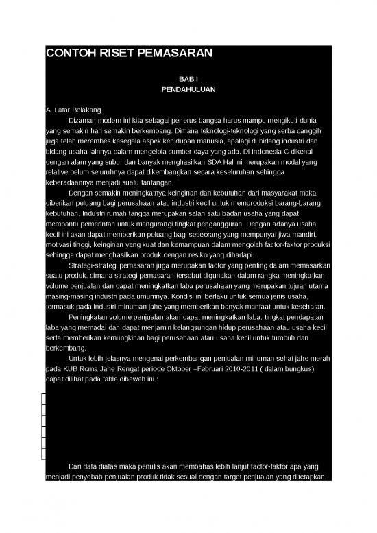 picture1_Presentasi Usaha 467 | Contoh Riset Pemasaran