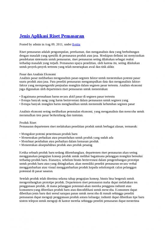 picture_Definisi Penelitian 469 | Jenis Aplikasi Riset Pemasaran