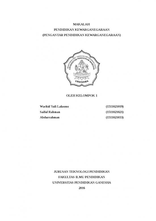 picture Pendahuluan Makalah 699 | Makalah Pengantar Pendidikan Kewarganegaraan