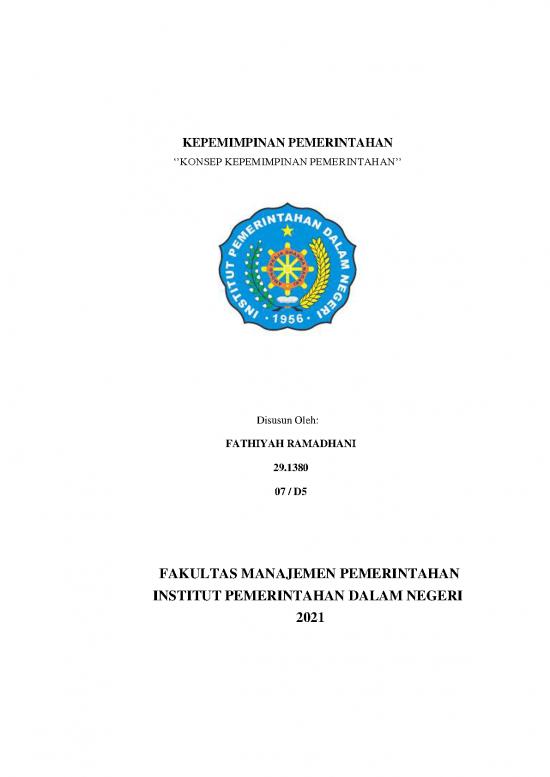 picture Makalah Pdf 982 | Makalah Konsep Kepemimpinan Pemerintahan
