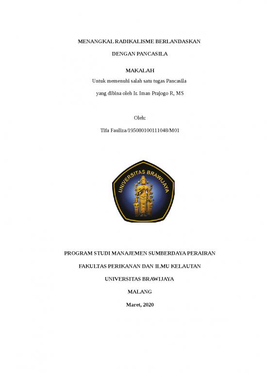 picture Contoh Penulisan Jurnal 1061 | Makalah Menangkal Radikalisme Berlandaskan Pancasila